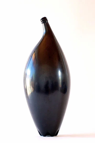 Jami Porter Lara, "Seed Pot LDS-MHB-SPBR-0515CE-08", 14" x 5" x 5", wood-fired clay