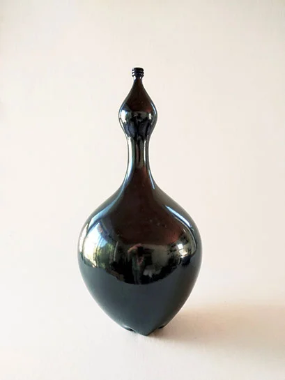 Jami Porter Lara, "Genie LDS-MHB-GEBR-1016CE-01", 17.5" x 9" x 9", wood-fired clay