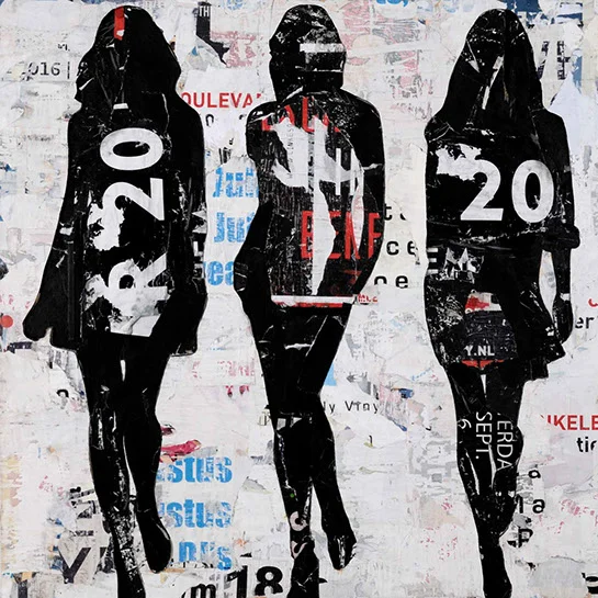 Jane Maxwell, "R20", 48"x48", mixed media on panel