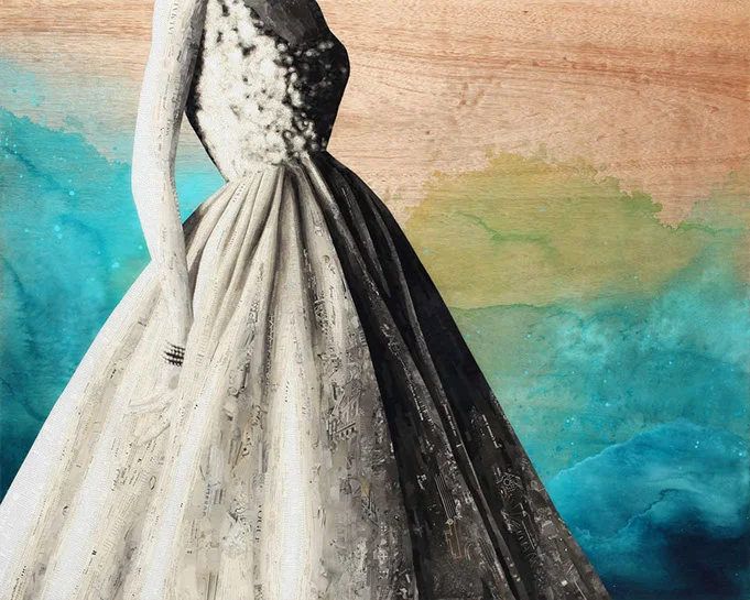 Jay Kelly, "Love Song", 48"x60", mixed media on panel