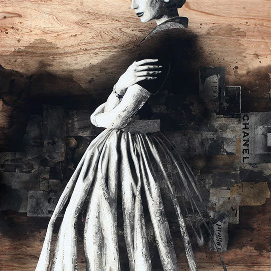 Jay Kelly, "Enchantment", 54"x54", mixed media on panel