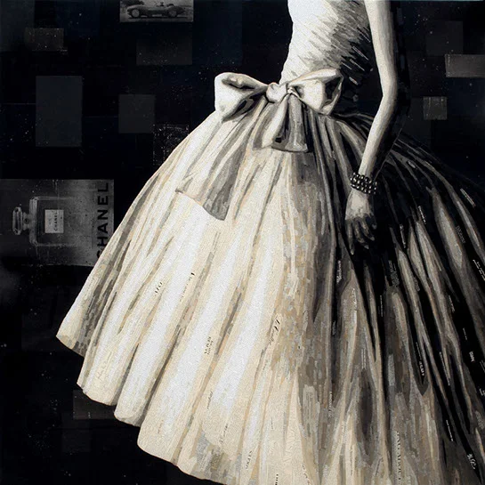 Jay Kelly, "As One", 54"x54", mixed media on panel