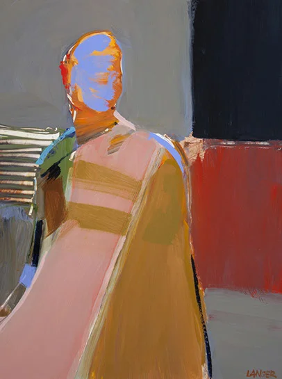 Jean-Claude Langer, "089", 12"x9", acrylic on panel