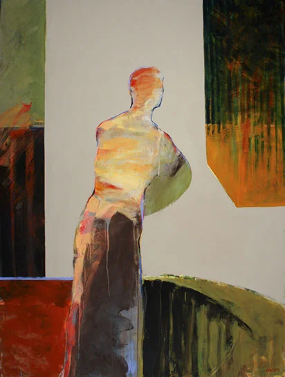 Jean-Claude Langer, "068", 48"x36", acrylic on panel