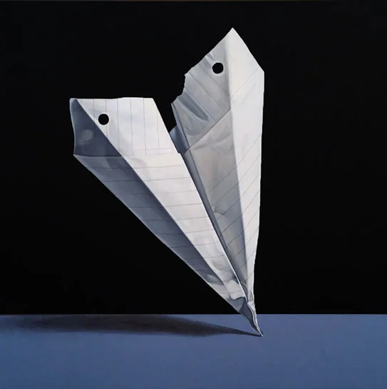 Jeanne Vadeboncoeur, "Balancing Point", 48"x48", oil on panel
