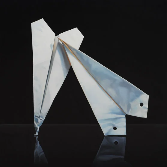 Jeanne Vadeboncoeur, "Catch Me If You Can", 48"x48" oil on panel