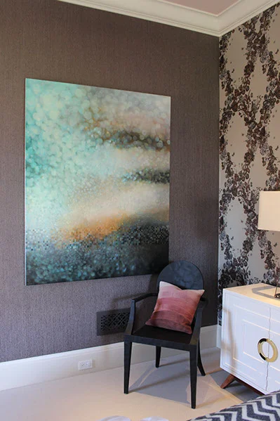 Artist: Jenn Shifflet Designer: Lisa Bakamis Interior Design