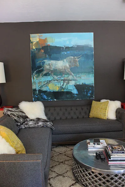 Artist: Joseph Adolphe Designer: Lisa Bakamis Interior Design