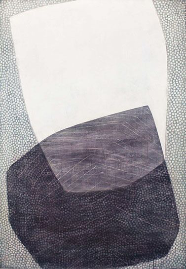 Karine Leger, "Bourrasque II", 60"x42", acrylic on canvas