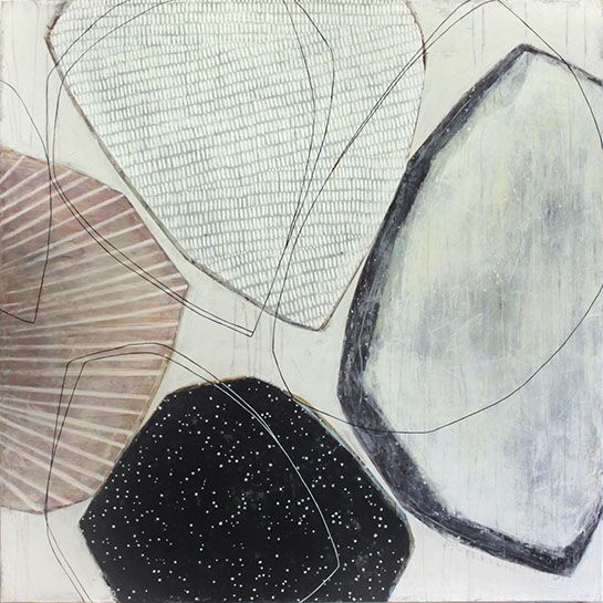 Karine Leger, "Stay the Night 3", 48"x48", acrylic on canvas