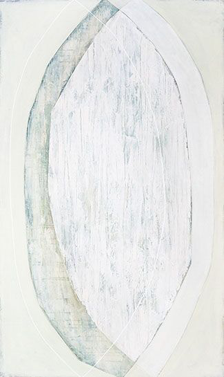 Karine Leger, "Hovering 20", 60"x36", acrylic on canvas