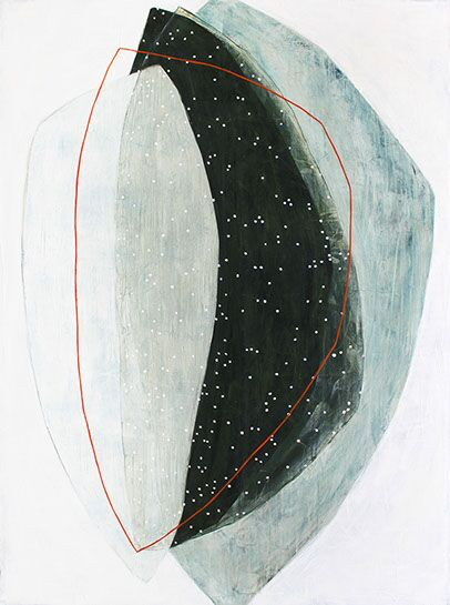 Karine Leger, "Bring Back the Moon", 48"x36", acrylic on canvas