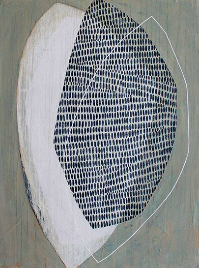 Karine Leger, "Traces", 40"x30", acrylic on canvas