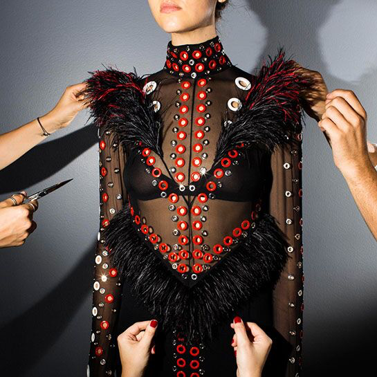 Landon Nordeman, "Proenza Schouler Fitting", archival pigment print