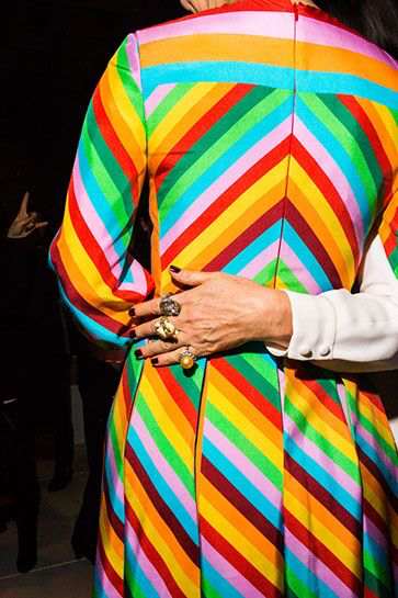 Landon Nordeman, "Valentino (Rainbow Coat)", archival pigment print