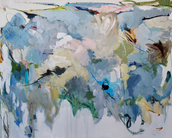 Maria Burtis, "Province", 48"x60", acrylic on canvas