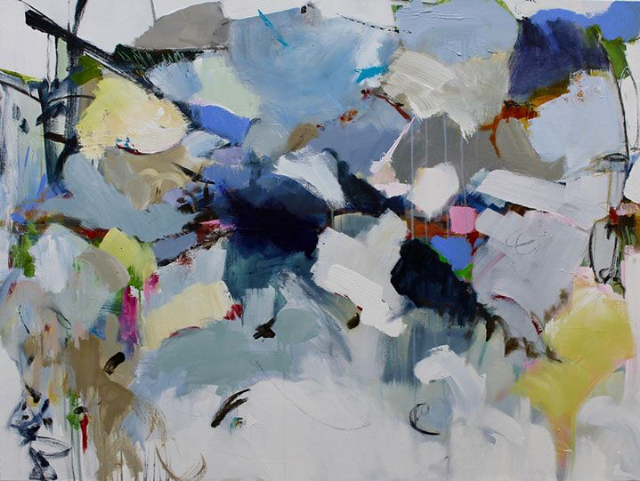 Maria Burtis, "Threshold", 36"x48", acrylic on canvas