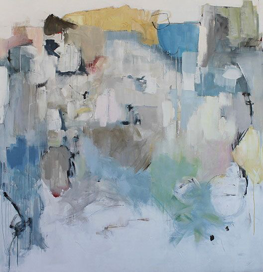 Maria Burtis, "At the Academy", 63.5"x62", acrylic on canvas