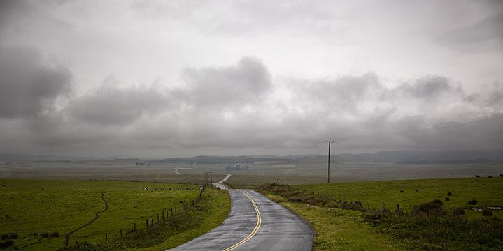 Markham Johnson, "Point Reyes Road 1", size variable to edition, photograph