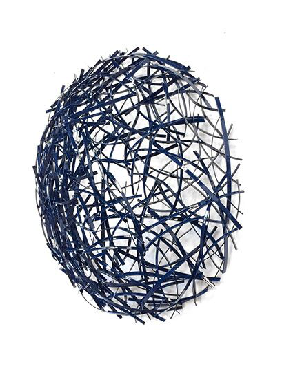 Matt Devine, "All In", 50"H x 50"W x 10" D, steel with powder coat paint
