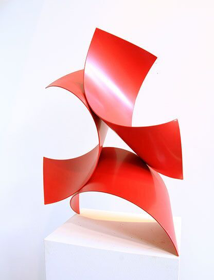 Matt Devine, "Three of a Kind #3", 32"x24"x16", steel with powder coat paint