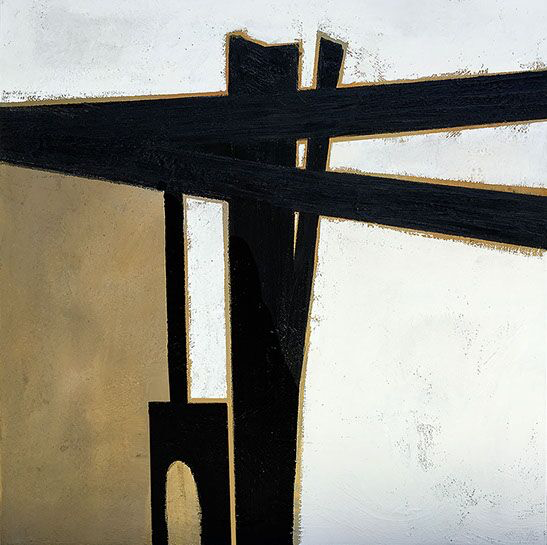 Myke Reilly, "Cathera", 48"x48", mixed media on canvas