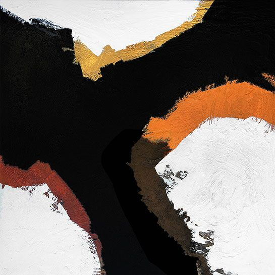 Myke Reilly, "Itulia #2", 36"x36", mixed media on canvas