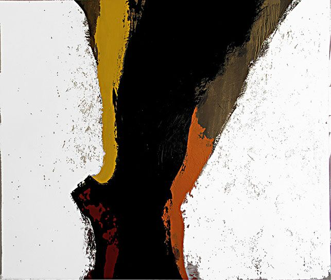 Myke Reilly, "Harbin", 60"x72", mixed media on canvas