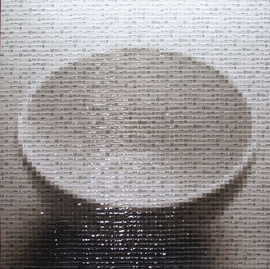 Pamela Stretton, "Diet Trend", 48"x48", reconstructed inkjet print on foam