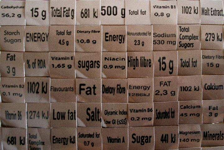 Pamela Stretton, "Fat Free" (detail), reconstructed inkjet print on foam