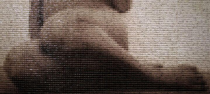 Pamela Stretton, "Supernude", 36"x60", reconstructed inkjet print on foam