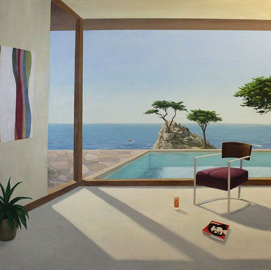 Patrick St. Clair, "Central Coast, 48"x48", oil on canvas