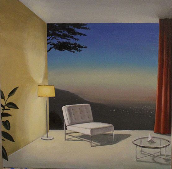 Patrick St. Clair, "Evening Window", 24"x24", oil on canvas