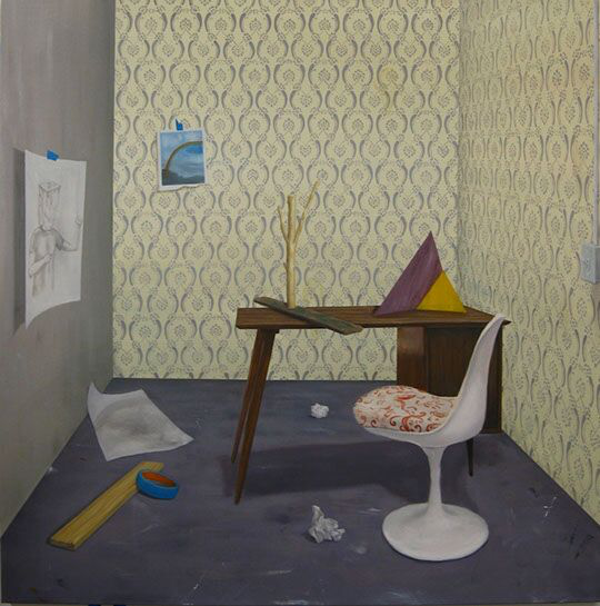 Patrick St. Clair, "False Start", 48"x48", oil on canvas