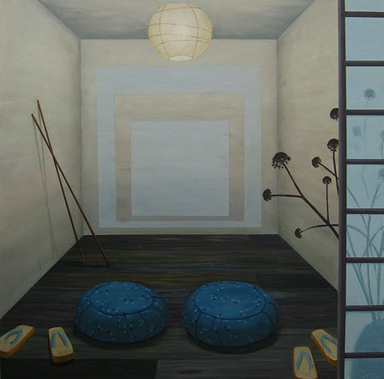Patrick St. Clair, "New Serenity", 36"x36", oil on canvas