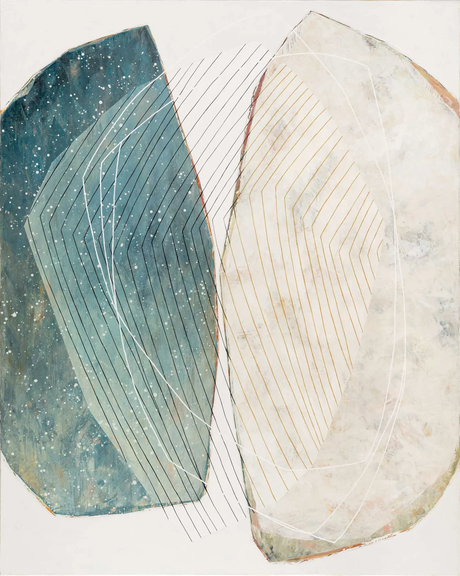 Karine Leger, "Gentle Wind", 60"x48", acrylic on canvas