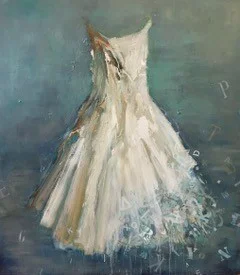 Laura Schiff Bean "Much to Say", 48"x42", oil on panel