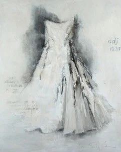 Laura Schiff Bean "Between the Lines", 42"x40", oil on panel