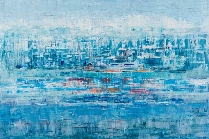 Suzy Barnard, "This Afternoon", 48"x72", oil on panel