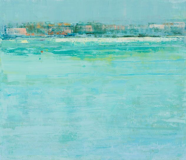 Suzy Barnard, "Jade in the Afternoon", 44"x51", oil on panel