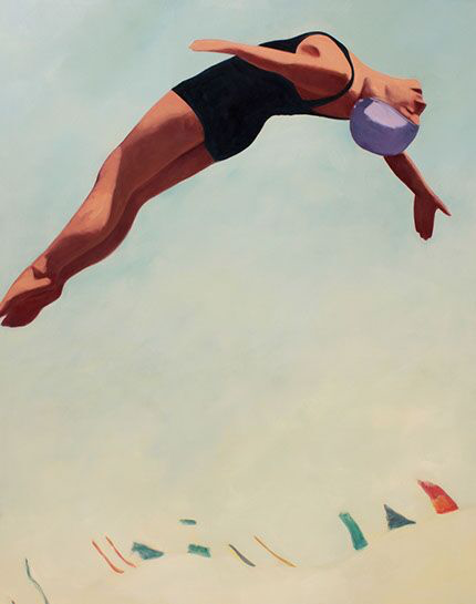 T.S. Harris, "Touching the Sky", 60"x48", oil on canvas