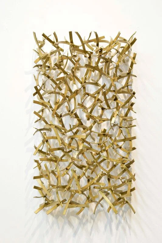 Matt Devine, "Queleas No. 6", 32"H x 18"W, steel with powder coat paint
