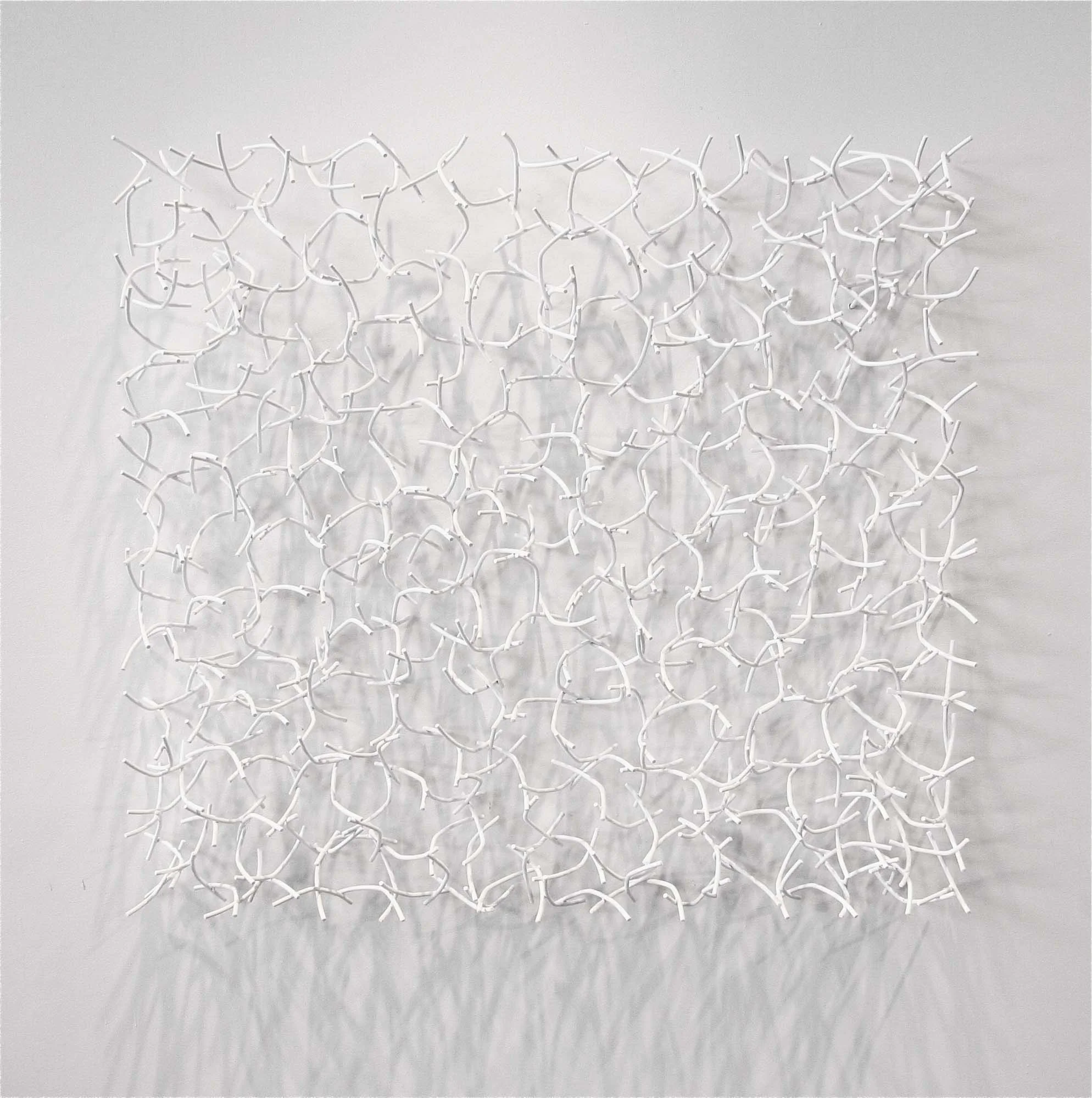 Matt Devine, "Little Cottonwood #4, 2012", 44"H x 48"W x 6" D, steel with powder coat paint