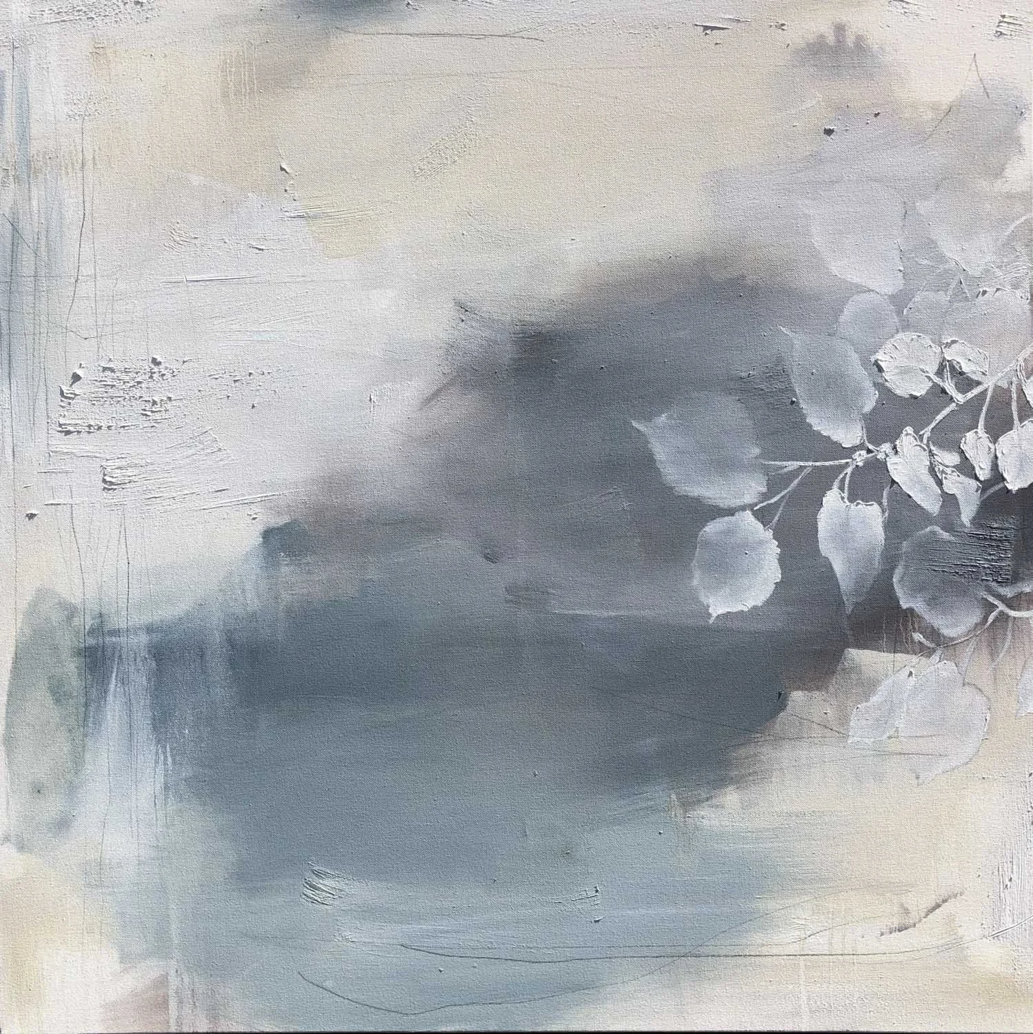 Monika Steiner, "Stillness Underneath", 36"x36", oil on canvas