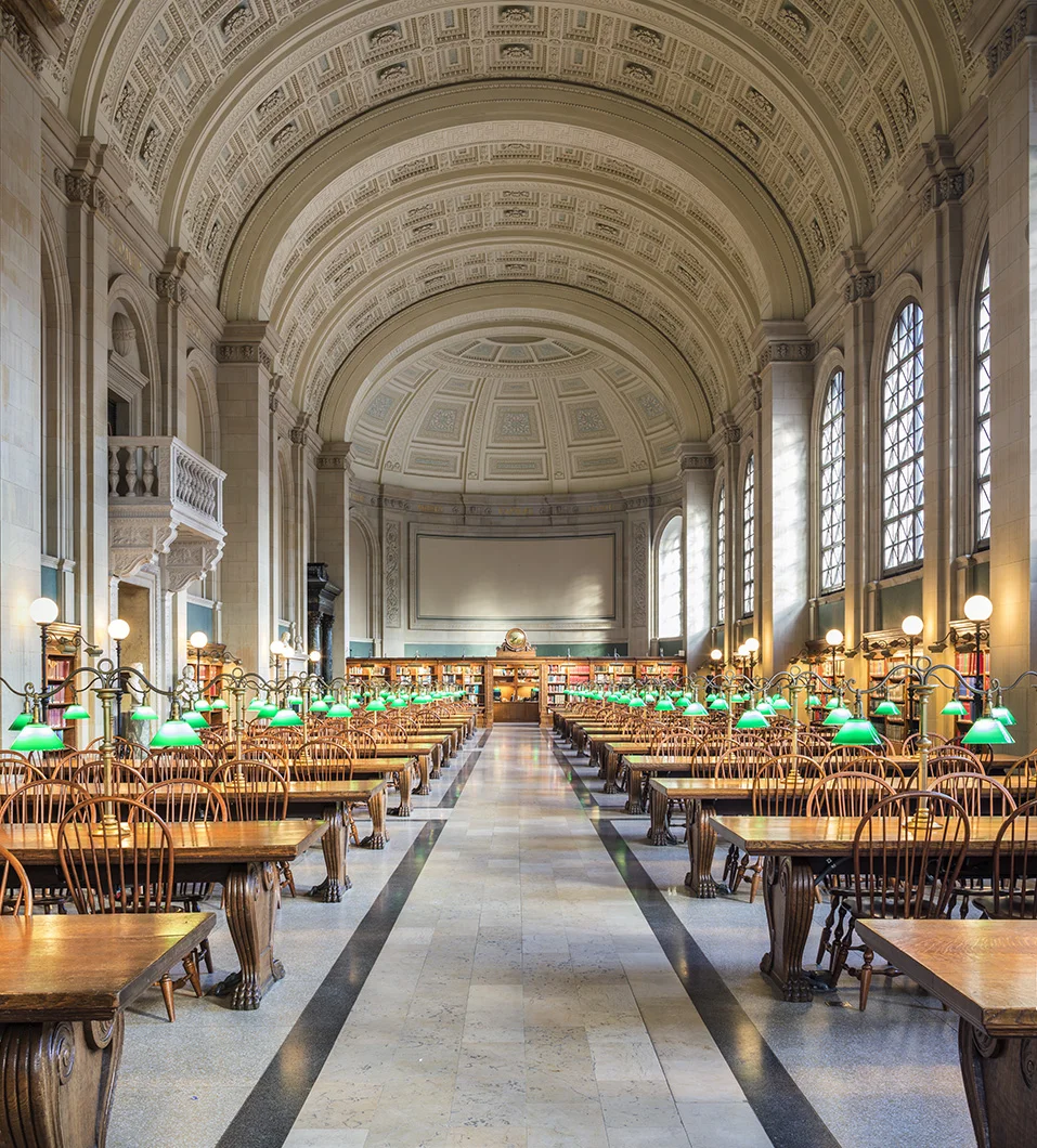 Reinhard Gorner, "Boston Public Library, Boston, USA", Lightjet Digital C Print