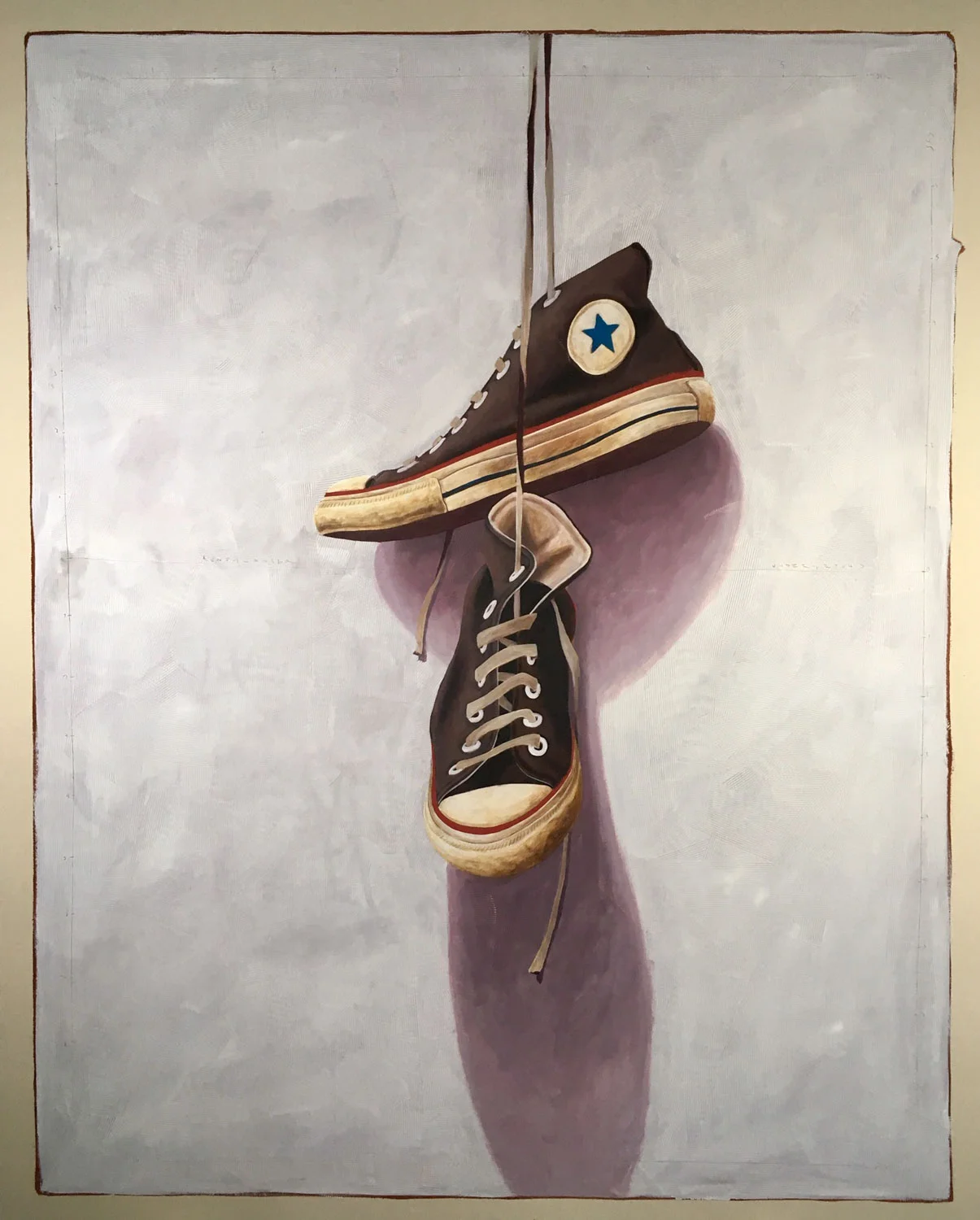 Santiago Garcia, "Converse 201", 60"x48", oil on canvas