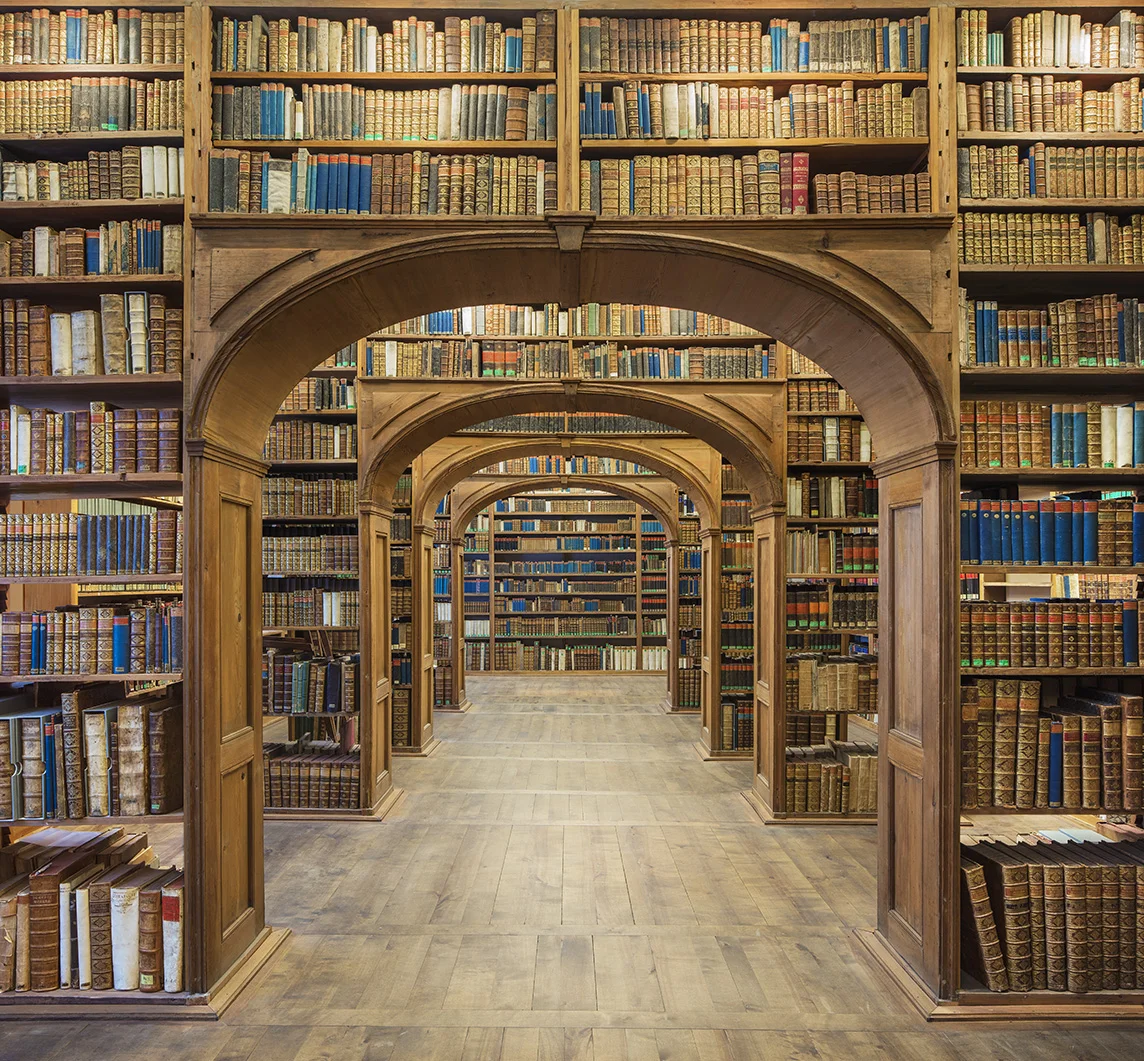 Reinhard Gorner, "Library Hall, Upper Lustation Library of Sciences, Gorlitz, Germany", Lightjet Digital C Print