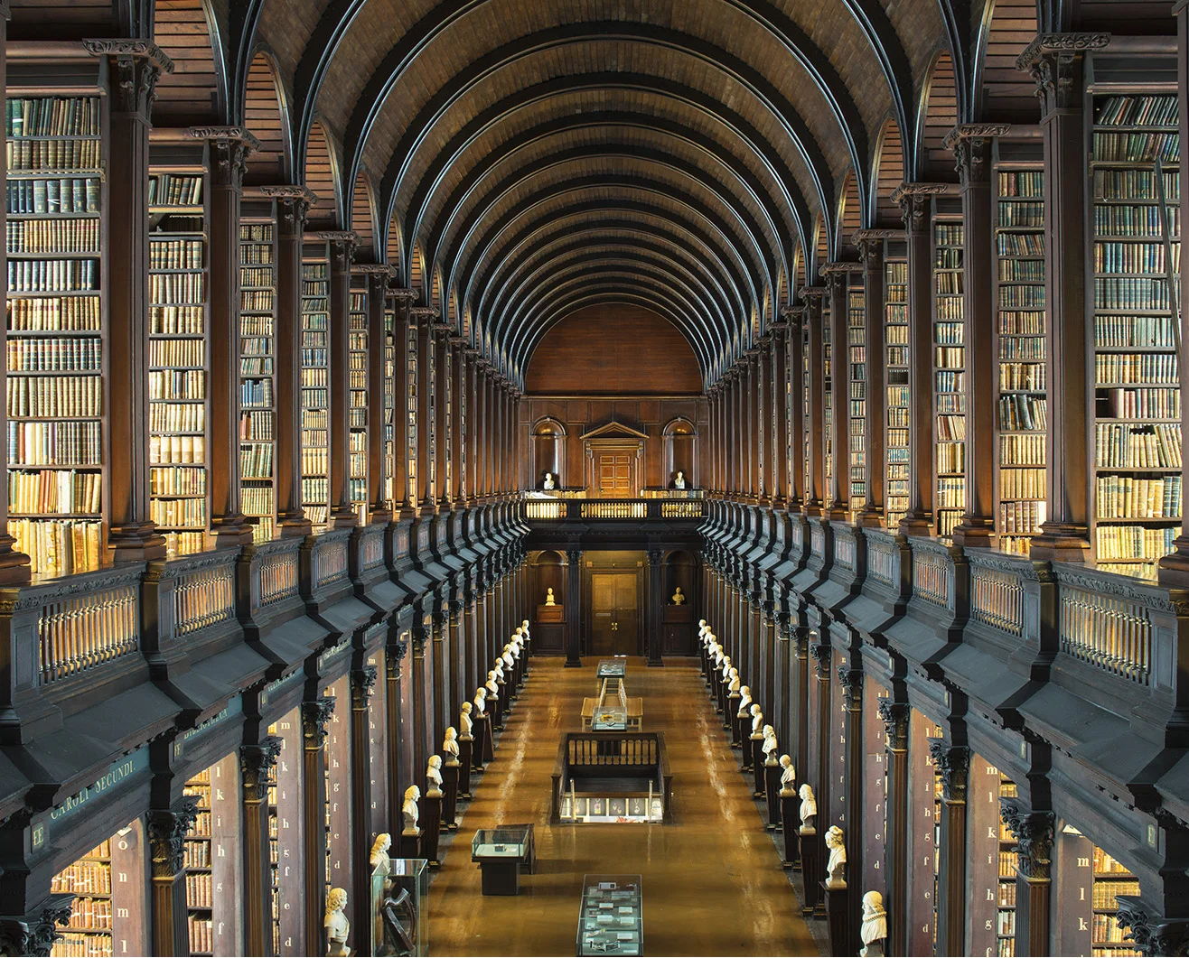 Reinhard Gorner, "The Long Room IV, Trinity College Library, Dublin", Lightjet Digital C Print