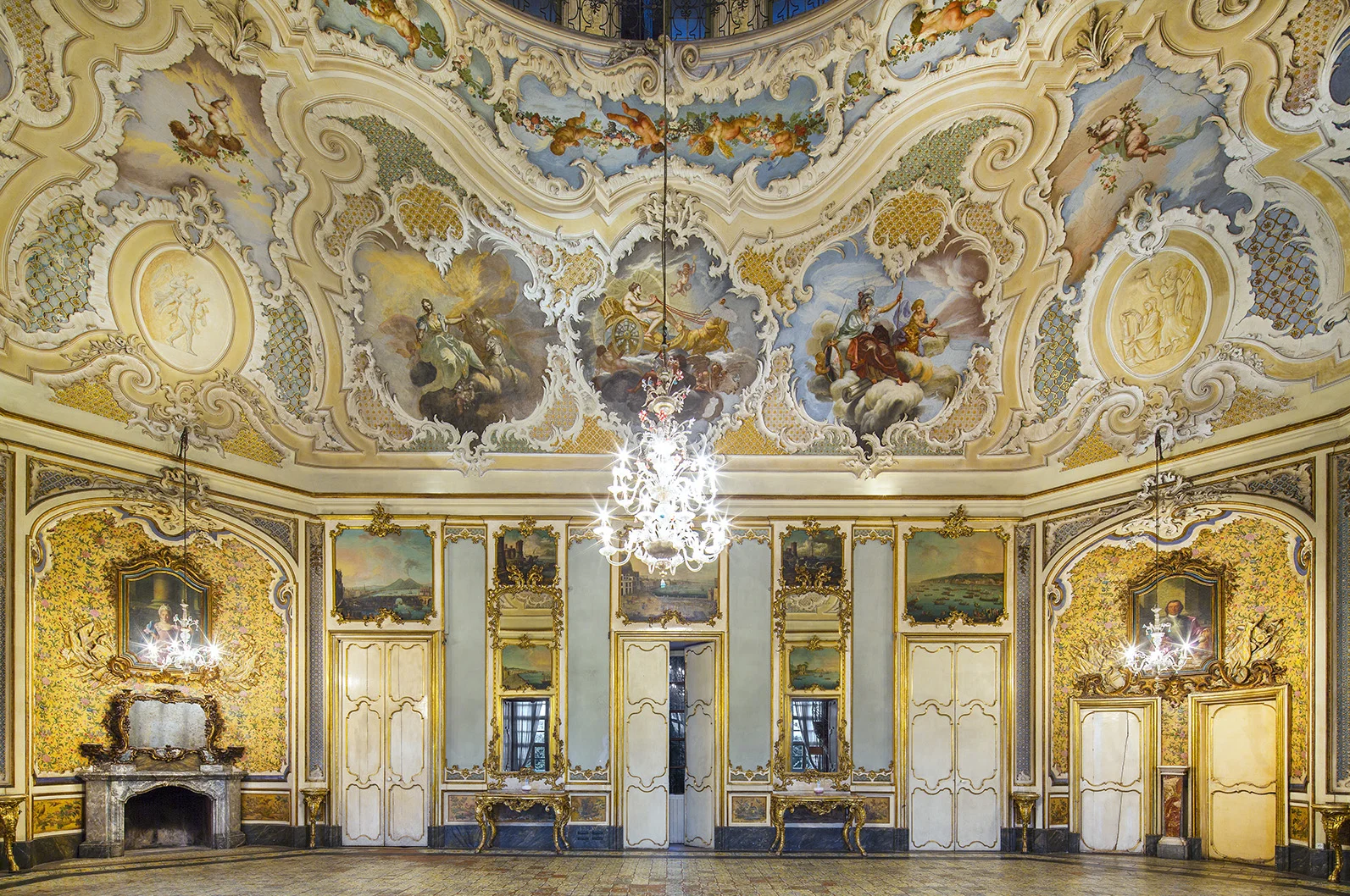 Reinhard Gorner, "Reception Hall, Catania, Sicily," Lightjet Digital C Print
