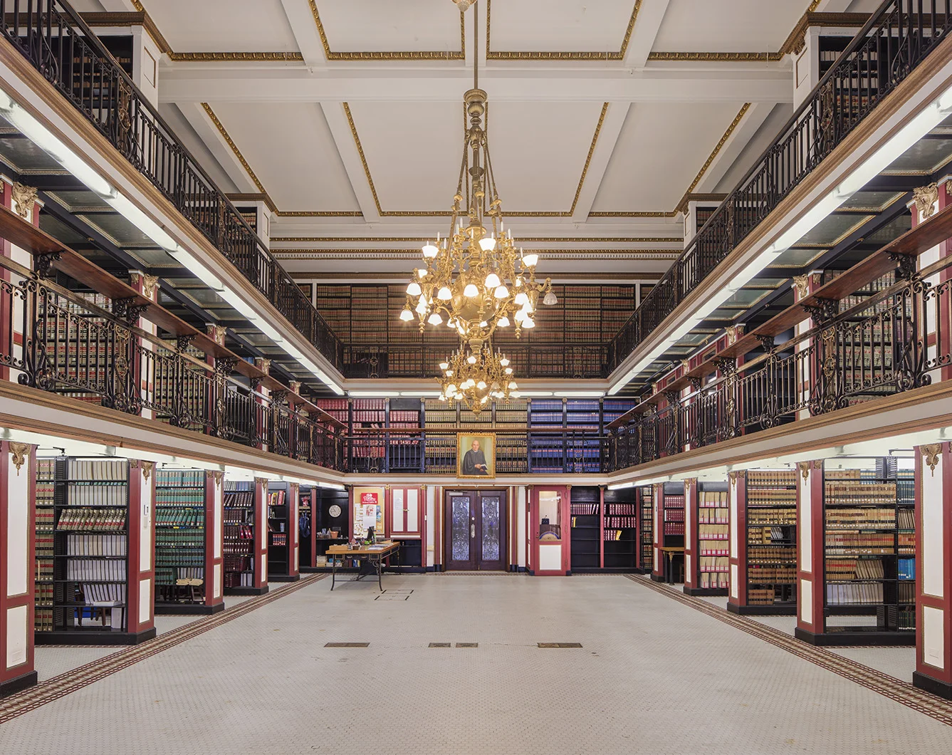 Reinhard Gorner, "City Hall Law Library, Philadelphia, USA", Lightjet Digital C Print